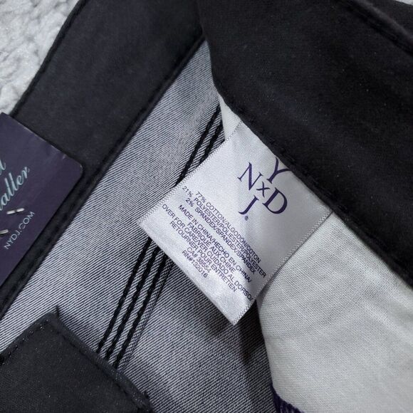 NYDJ Legging Rolled Skinny Jeans Gray Lift Tuck Stretch Size 12 Slimming - Picture 5 of 13